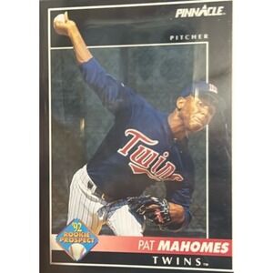 1992 Pinnacle #472 Pat Mahomes Rookie